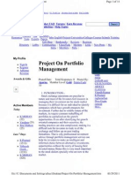 Project On Portfolio Management