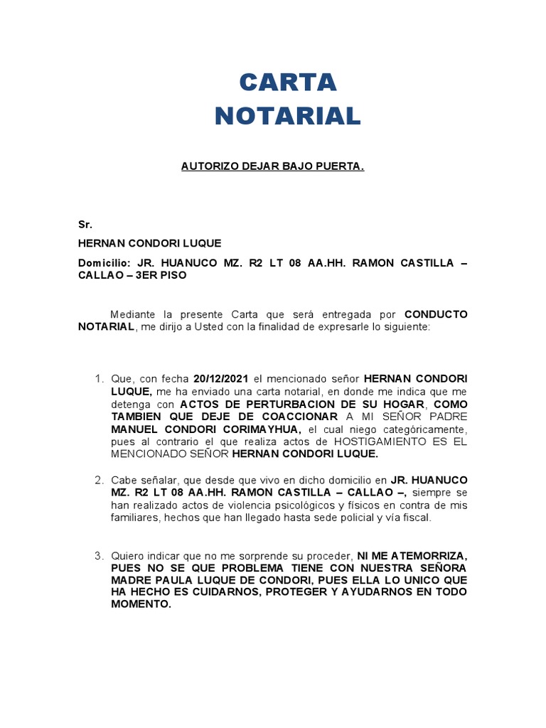 Carta 2 | PDF