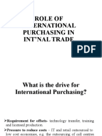 Role of International Purchasing in Global Trade