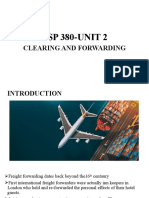 BSP 380-Unit 2 Clearing and Forwarding (Autosaved)
