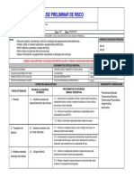 SCI APR - Análise Preliminar de Risco