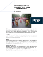 Tugas Antropologi i Tradisi Pernikahan Dalam Adat Suku Sasak Lombok Timur