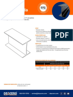 Vigas Ipr Galvanizada Deacero Ficha Tecnica
