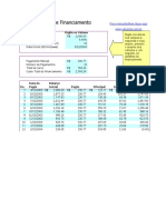 Cálculo de Financiamento