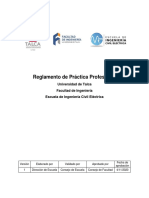 Reglamento Práctica Profesional Ingeniería Civil Eléctrica UTalca