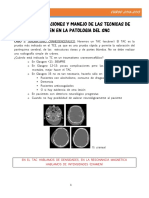 Tema 9 - Indicaciones y Manejo de Las Técnicas de Imagen en Patología Del SNC