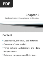 Database System Concepts and Architecture