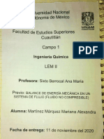 Previo Balance de Energía Mecánica LEM II