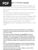 Chapter 6 The SQL-DDL Language