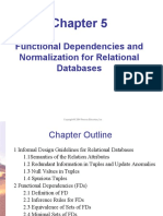 Functional Dependencies and Normalization For Relational Databases