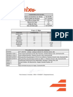 Carta Traço 25mpa - Slump 12