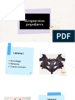 Respuestas Populares en El Teste Rorschach