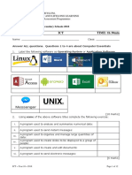 Year 10 ICT TIME: 1h 30min: Annual Examinations For Secondary Schools 2018