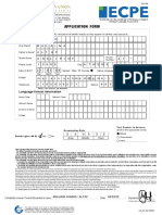 ECPE Application Form