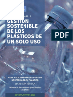 Plan Gestión Sostenible Plásticos de Un Solo Uso