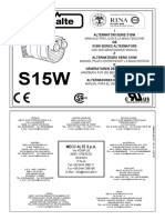 Manuale Uso e Manutenzione S15W (IT-GB-FR-De-ES)