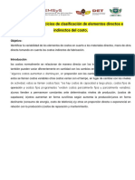 P.5.3. Ejercicios de Clasificación de Elementos Directos e Indirectos Del Costo.