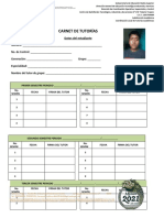 Carnet de Tutorías