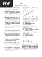 Lista de Exercícios Gases Ideais