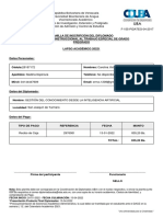 Planilla de Inscripción Del Diplomado