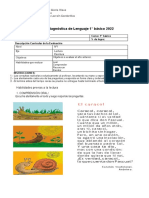 Evaluación Diagnóstica de Lenguaje 1