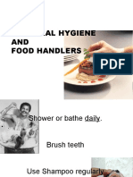 Personal Hygiene AND Food Handlers