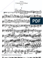 Jean Sibelius - Koncert Za Violinu U D-Molu (Solo Partitura)