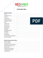 CV formular