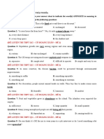 Mark The Letter A, B, C, or D On Your Answer Sheet To Indicate The Word(s) OPPOSITE in Meaning To The Underlined Word(s) in Each of The Following Questions