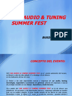 Car Audio & Tuning Summer Fest (Biz. Plan)