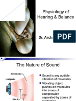 Physiology of Hearing & Balance