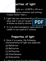 Light Properties Lecture