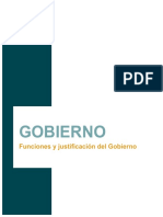 Funciones del Gobierno y Derecho Público