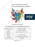 Informe N°1-Localización de Plantas