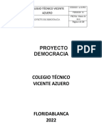 Pro Yec To de Democracia 2022