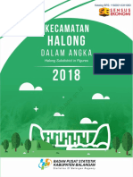 Kecamatan Halong Dalam Angka 2018