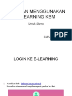 Panduan Menggunakan E-Learning KBM: Untuk Siswa