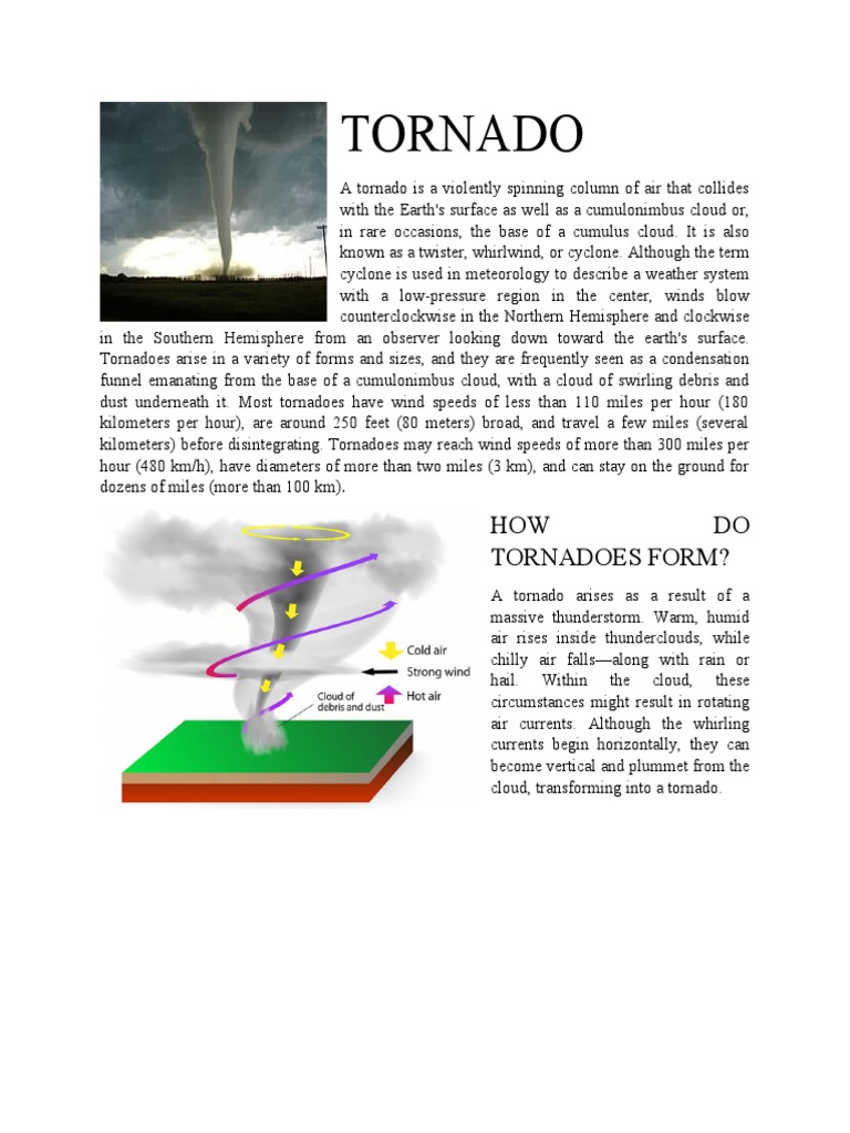 Tornadoes Pdf