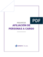 Ospedyc - Requisitos Afiliación de Personas A Cargo.
