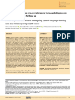 Perfil de Prematuros em Atendimento Fonoaudiológico