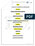 Práctica 6 Respuesta en Frecuencia de Un Circuito Eléctrico