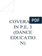 Coverage IN P.E. 3 (Dance Educatio N)