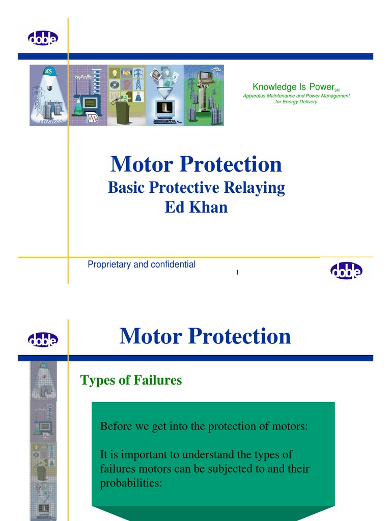 10 Motor Protection 1 | PDF | Electric Motor | Relay