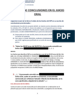 Informe de Conclusiones Juicio Oral