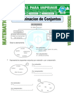 Ficha Determinacion de Conjuntos para Tercero de Primaria