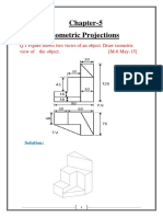 Chapter-5 Isometric Projections Solution