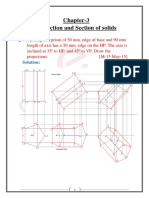 Chapter-3 Projection and Section of Solids Solution