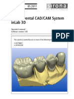 Sirona Dental CAD - CAM System Inlab 3D - Sirona - Technical
