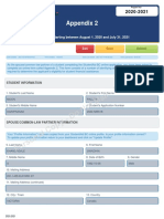 Appendix 2: For Classes Starting Between August 1, 2020 and July 31, 2021