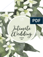 INTIMATE WEDDING PACKAGE 2021